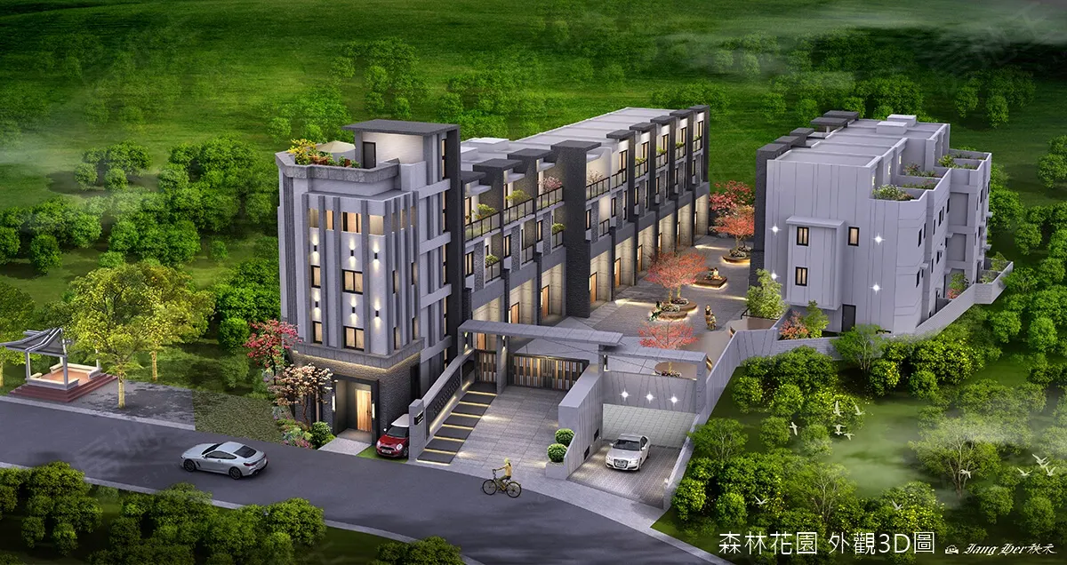 建案開箱｜森林花園｜花城新社避暑勝地 學府樹海棟距 林蔭靜巷防疫宅