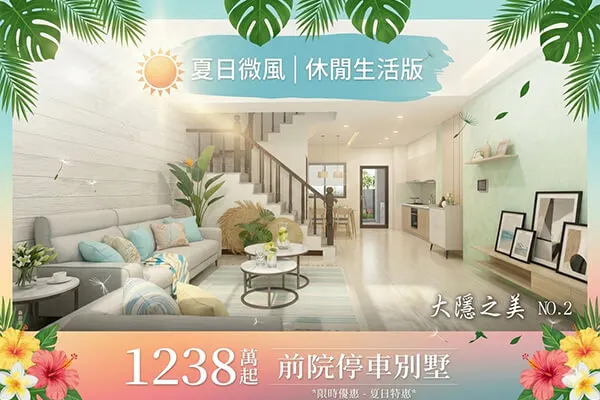 大隱之美2-新月天空建案主視覺