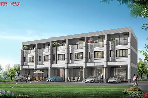 順勢承嘉6(透天)建案主視覺