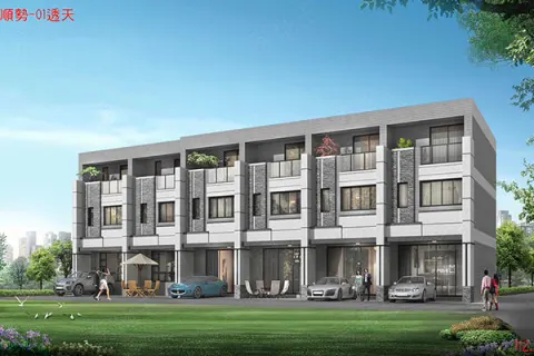 順勢承嘉6(透天)建案主視覺