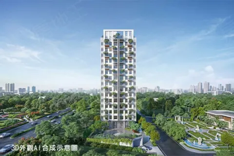 君品慕白建案主視覺